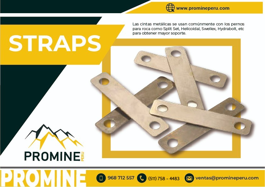 CINTAS METALICAS STRAPS SOSTENIMIENTO-PROMINE PERÚ